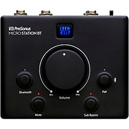 PreSonus MicroStation BT 2.1 Monitor Controller With BT Input and Dedicated Subwoofer Output