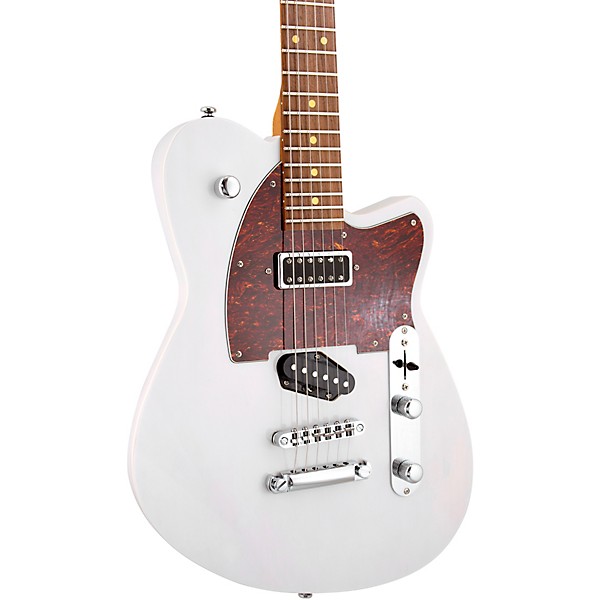 Reverend Buckshot Roasted Pau Ferro Fingerboard Electric Guitar Transparent White