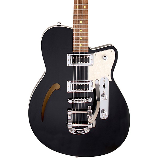 Reverend Club King RB Roasted Pau Ferro Electric Guitar Midnight Black