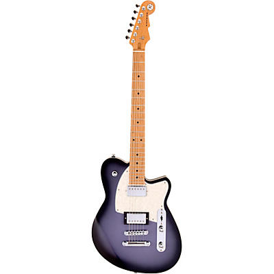 Reverend Charger Hb Roasted Maple Fingerboard Electric Guitar Periwinkle Burst for sale