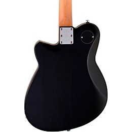 Reverend Charger 290 Roasted Maple Fingerboard Electric Guitar Midnight Black