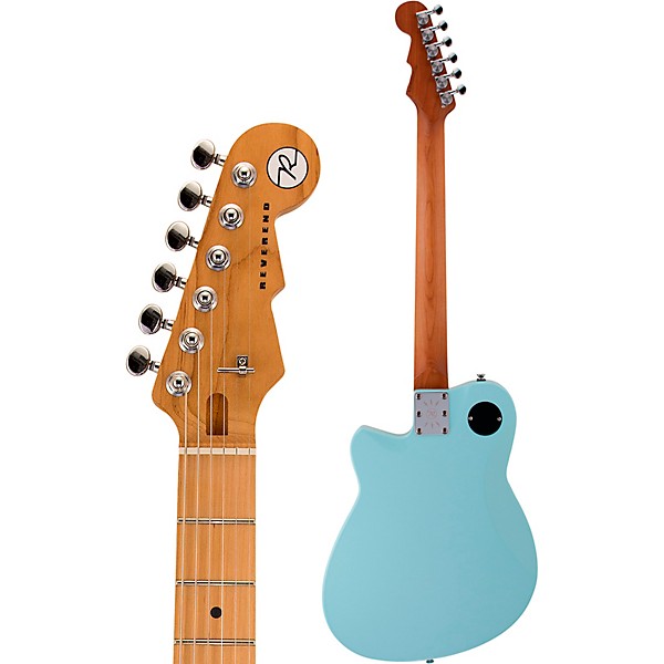 Reverend Buckshot Roasted Maple FIngerboard Electric Guitar Chronic Blue