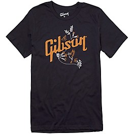 Gibson Hummingbird Tee Large Dark Gray Gibson Hummingbird Tee Large Dark Gray