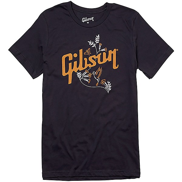 Gibson Hummingbird Tee XX Large Dark Gray