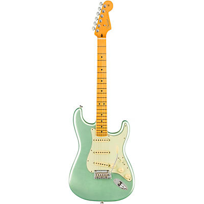 Fender American Professional Ii Stratocaster Maple Fingerboard Electric Guitar Mystic Surf Green for sale