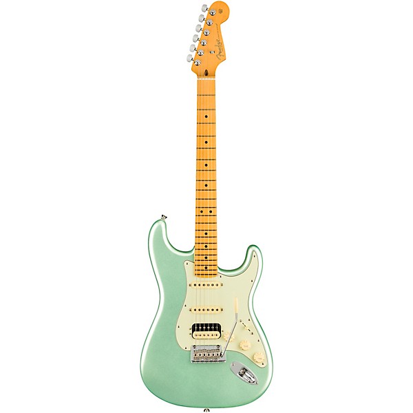 Fender American Professional II Stratocaster HSS Maple Fingerboard Electric Guitar Mystic Surf Green