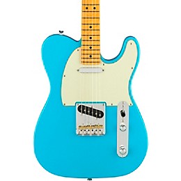 Open Box Fender American Professional II Telecaster Maple Fingerboard Electric Guitar Level 2 Miami Blue 194744696367