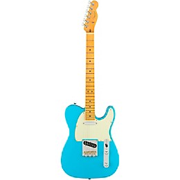 Fender American Professional II Telecaster Maple Fingerboard Electric Guitar Miami Blue