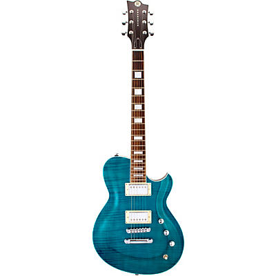 Reverend Roundhouse Fm Electric Guitar Turquoise for sale