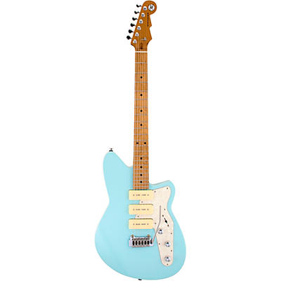 Reverend Jetstream 390 Roasted Maple Fingerboard Electric Guitar Chronic Blue for sale