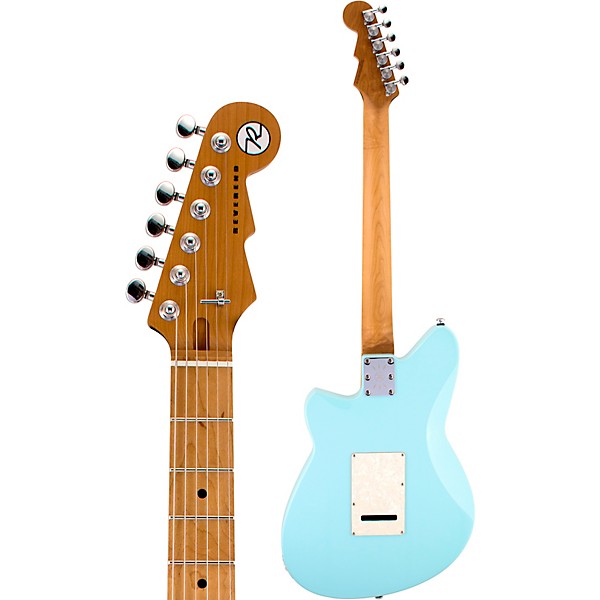 Reverend Jetstream 390 Roasted Maple Fingerboard Electric Guitar Chronic Blue