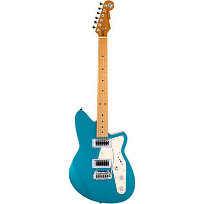 Reverend Jetstream Rb Roasted Maple Fingerboard Electric Guitar Deep Sea Blue for sale