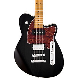 Reverend Double Agent OG Roasted Maple Fingerboard Electric Guitar Midnight Black