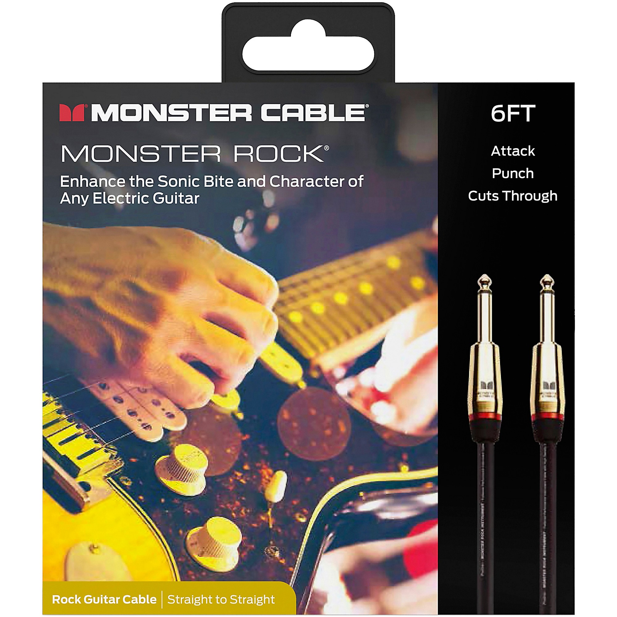 Monster Cable Prolink Rock Pro Audio Instrument Cable 6 ft. Black