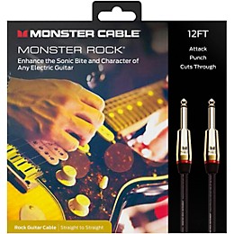 Monster Cable Prolink Rock Pro Audio Instrument Cable 12 ft. Black