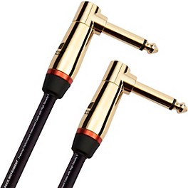 Monster Cable Prolink Rock Pro Audio Instrument Cable, Right Angle to Right Angle 8 in. Black