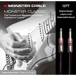 Monster Cable Prolink Classic Instrument Cable 12 ft. Black
