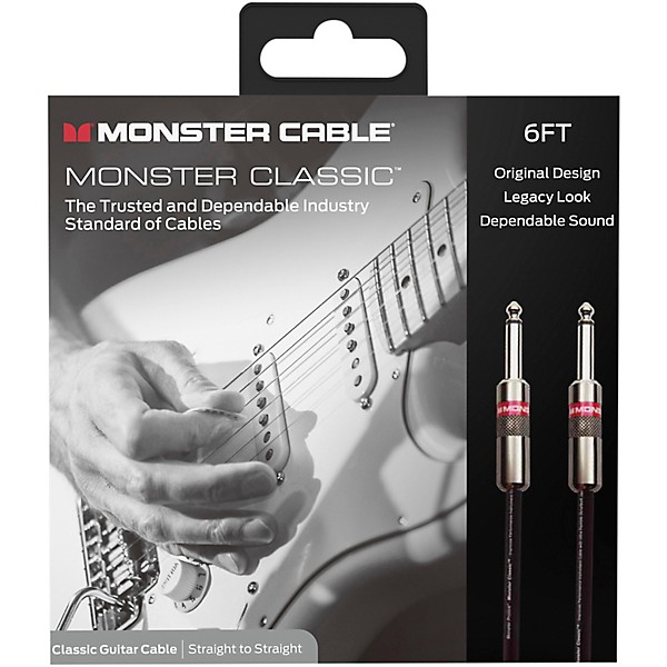 Monster Cable Prolink Classic Instrument Cable 6 ft. Black