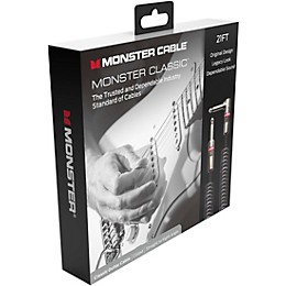Monster Cable Prolink Monster Classic Pro Audio Instrument Cable, Coiled 21 ft. Black