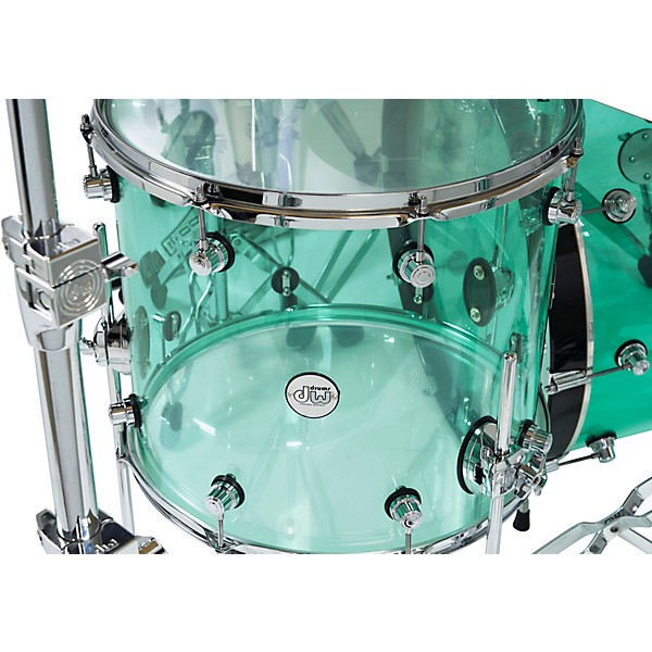 Open Box Design Series Acrylic 5-Piece Shell Pack With Chrome Hardware Level 1  Sea Glass