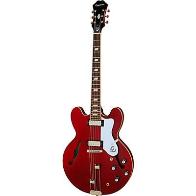 Epiphone Riviera Semi-Hollow Electric Guitar Sparkling Burgundy for sale