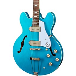 Epiphone Casino Worn Hollowbody Electric Guitar Blue Denim