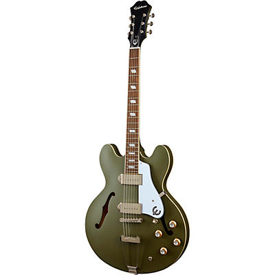 Epiphone Casino Worn Hollowbody Electric Guitar Olive Drab for sale