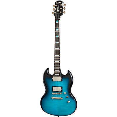 Epiphone Sg Prophecy Electric Guitar Blue Tiger Aged Gloss for sale