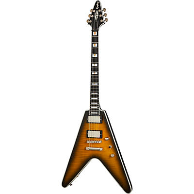 Epiphone Flying V Prophecy Electric Guitar Yellow Tiger Aged Gloss for sale