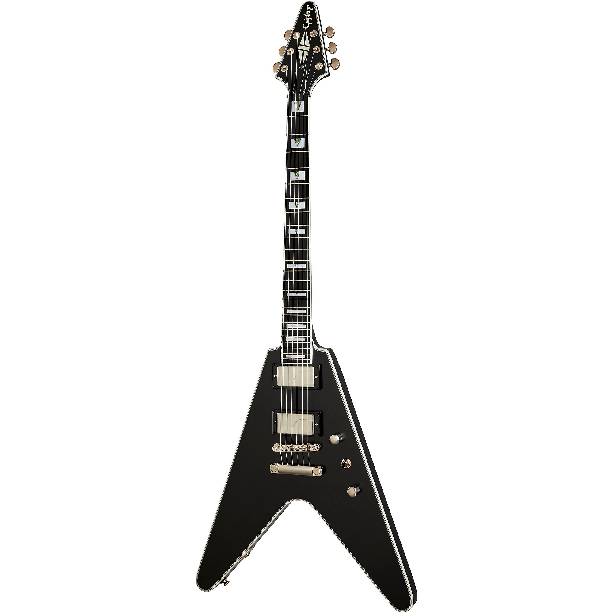 Open Box Epiphone Flying V Prophecy Electric Guitar Black Aged