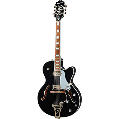 Epiphone Emperor Swingster Hollowbody Electric Guitar Black Aged Gloss for sale