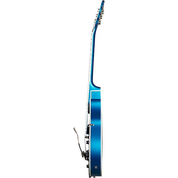 Open Box Epiphone Emperor Swingster Hollowbody Electric Guitar Level 2 Delta Blue Metallic 197881112578