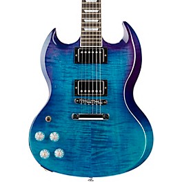 Gibson SG Modern Left-Handed Electric Guitar Trans Black Fade Gibson SG Modern Left-Handed Electric Guitar Blueberry Fade