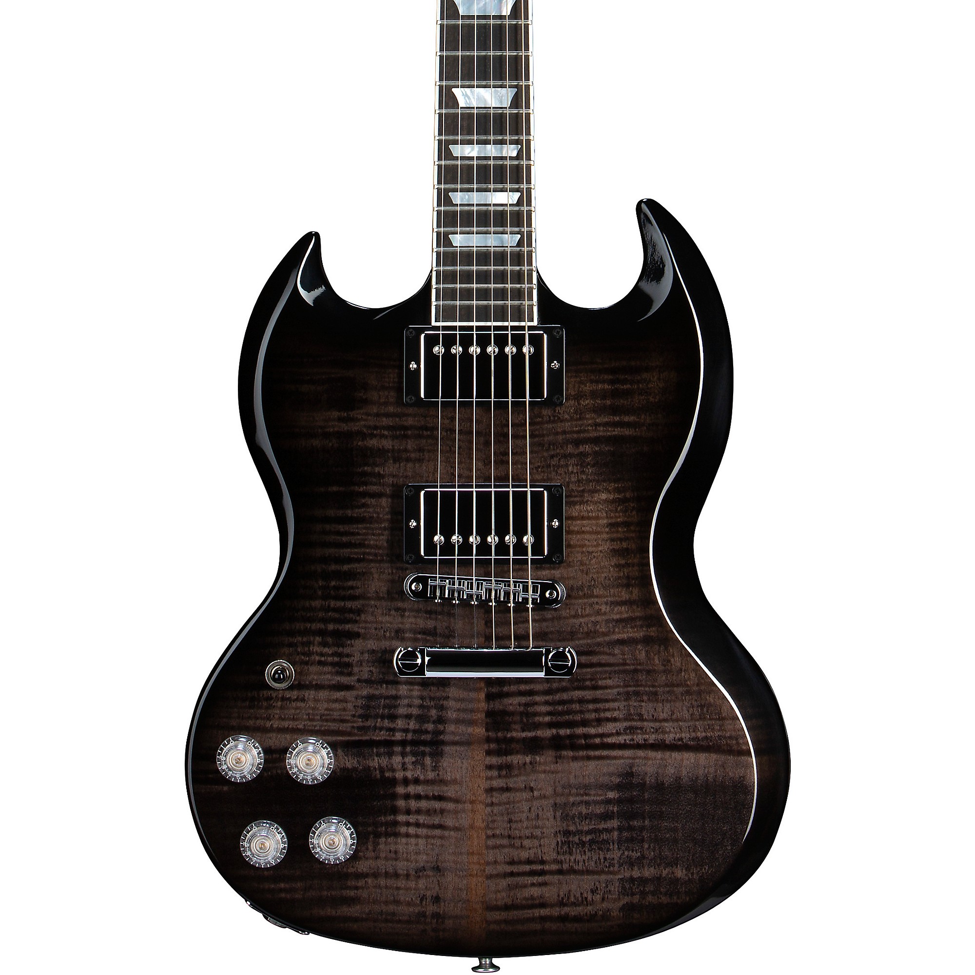 Gibson SG Modern Left-Handed Electric Guitar Trans Black