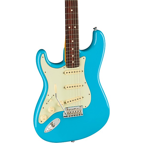 Fender American Professional II Stratocaster Rosewood Fingerboard Left-Handed Electric Guitar Miami Blue