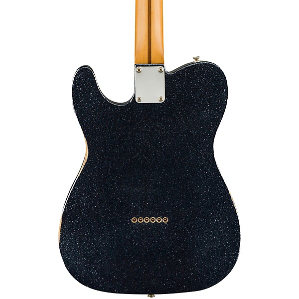 Open Box Fender Brad Paisley Esquire Electric Guitar Level 2 Black Sparkle 197881110871