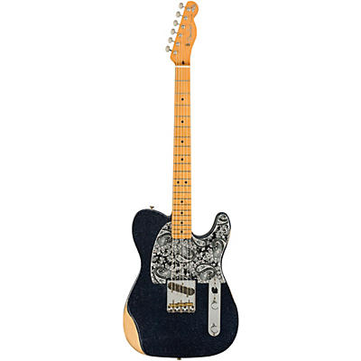 Fender Brad Paisley Esquire Electric Guitar Black Sparkle for sale