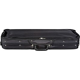 Bobelock Wooden Oblong Violin Case 1/4 Size Blac... Bobelock Wooden Oblong Violin Case 4/4 Size Black Exterior, Wine Interior