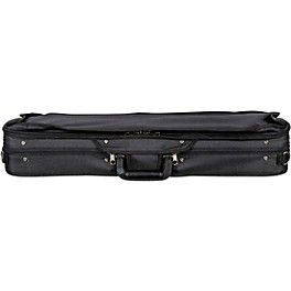 Bobelock Wooden Oblong Violin Case 1/4 Size Blac... Bobelock Wooden Oblong Violin Case 1/2 Size Black Exterior, Blue Interior