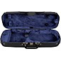 Bobelock Wooden Oblong Violin Case 1/4 Size Black Exterior, Blue Interior thumbnail