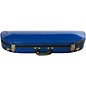 Bobelock Fiberglass Half-Moon Violin Case 4/4 Size Blue Exterior, Gray Interior thumbnail