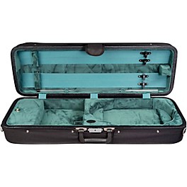 Bobelock Featherlite Oblong Sus... Bobelock Featherlite Oblong Suspension Violin Case 4/4 Size Black Exterior, Green Interior