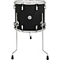PDP by DW Concept Maple Floor Tom with Chrome Hardware 16 x 14 in. Satin Black thumbnail