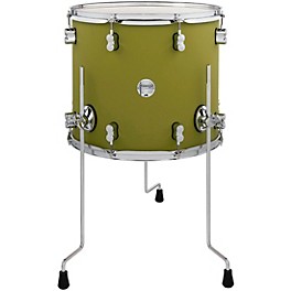 PDP by DW Concept Maple Floor Tom with Chro... PDP by DW Concept Maple Floor Tom with Chrome Hardware 16 x 14 in. Satin Olive