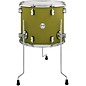 PDP by DW Concept Maple Floor Tom with Chrome Hardware 16 x 14 in. Satin Olive thumbnail