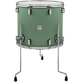 PDP by DW Concept Maple Floor Tom with Ch... PDP by DW Concept Maple Floor Tom with Chrome Hardware 18 x 16 in. Satin Seafoam