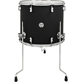 PDP by DW Concept Maple Floor Tom with Chro... PDP by DW Concept Maple Floor Tom with Chrome Hardware 18 x 16 in. Satin Black