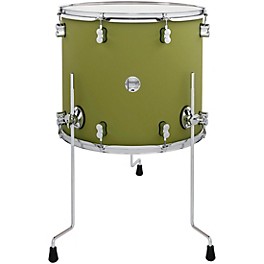 PDP by DW Concept Maple Floor Tom with Chro... PDP by DW Concept Maple Floor Tom with Chrome Hardware 18 x 16 in. Satin Olive