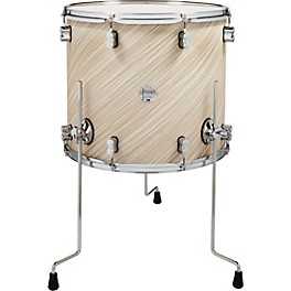 PDP by DW Concept Maple Floor Tom with Ch... PDP by DW Concept Maple Floor Tom with Chrome Hardware 18 x 16 in. Twisted Ivory