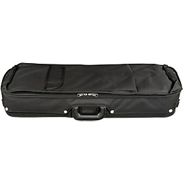 Bobelock Hill Style... Bobelock Hill Style Professional Oblong Suspension Violin Case 4/4 Size Black Exterior, Green Interior